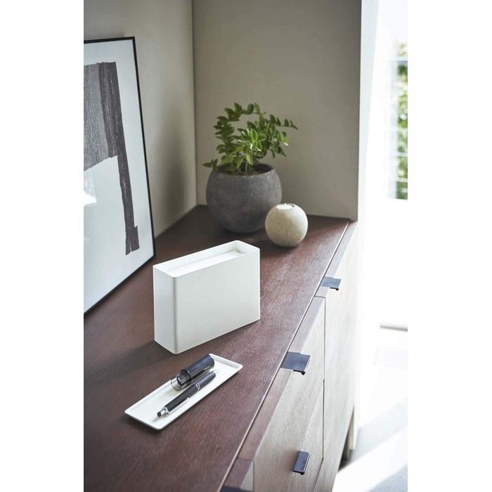 Yamazaki Magnetic Mask Holder White, Tower Series, 19x6.5x13.5cm, Mask Case