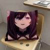 1pc Yoruka Kirihime Anime Characters Pillow Case Fashion Square Pillowcase Bedroom Sofa Room Ins Decoration Leisure