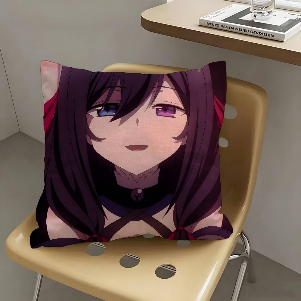 1pc Yoruka Kirihime Anime Characters Pillow Case Fashion Square Pillowcase Bedroom Sofa Room Ins Decoration Leisure