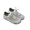 Mesh striped lace-up little white shoes women's summer 2025 new fashion versatile breathable sports casual moral training shoes