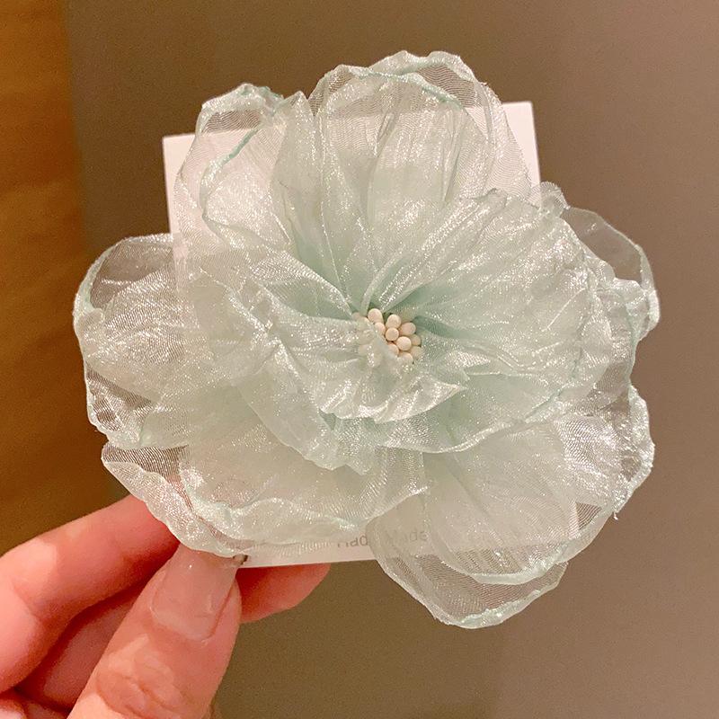 Children's Flower Hair Clip Super Fairy Beauty Little Girl Top Clip Summer Girl Clip Hair Ornament Baby Hair Clip