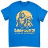 Squatchy Papa Personalized Shirt Funny Bigfoot Papa Shirt 2026 Summer Unisex Unisex 100Cotton Street Wear Y2K Oversized Tshirt