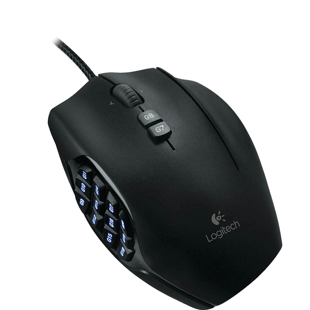 Logitech LOGICOOL MMO Gaming Mouse G600 Black (Imported)