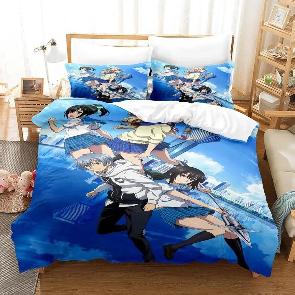 3D Printed Anime STRIKE THE BLOOD Bedding Sets Exquisite Bed Supplies Set Duvet Cover Bed Comforter Set Luxury Birthday Gift