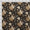 oneOone Cotton Flex Brown Fabric Asian Chinese Craft Projects Decor Fabric Printed By The Yard 40 Inch