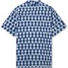 Levis Color Block Plaid Comfortable Short Sleeve Shirt Men shirts Blue White 72625-0089