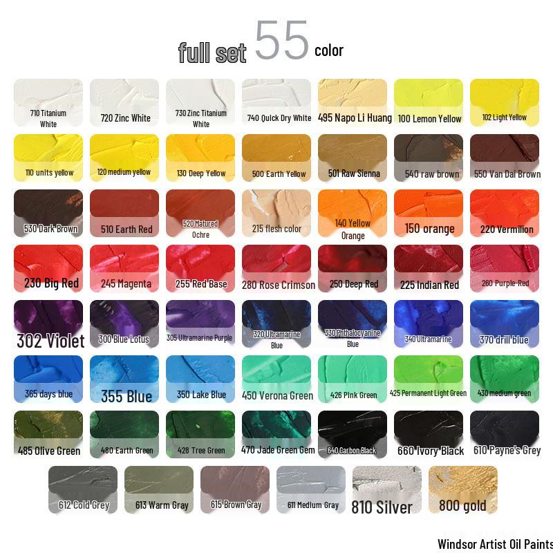 Sanatçılar, Öğrenciler, Yeni Başlayanlar ve Dış Mekan Çizimleri İçin Winsor & Newton Yağlı Boya Seti