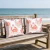1pc Crab, Lobster, Scallop Print Polyester Pillowcase Home Decor Pillowcase Car Sofa Cushion Cover Home Decor 45x45cm