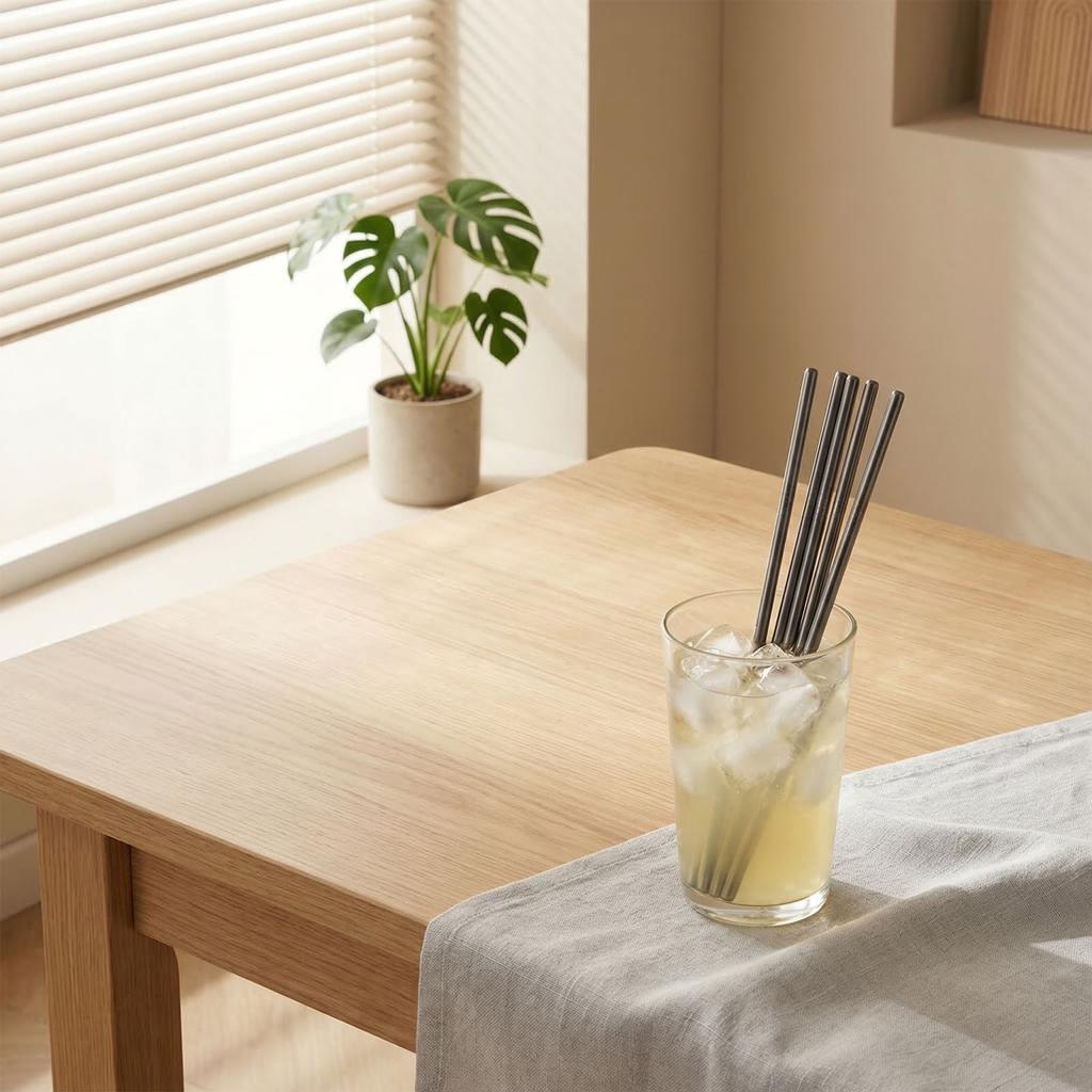 Reusable Food Grade Stainless Steel Straw 0pc