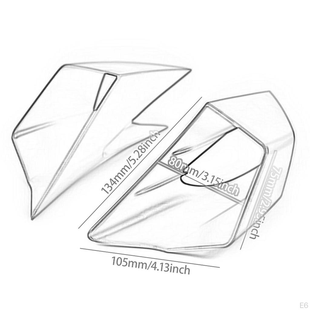 2 Pieces Accessories Fairing Kit Upgrade Easy To Install Sturdy Gas Tank Side Cover Panel Air