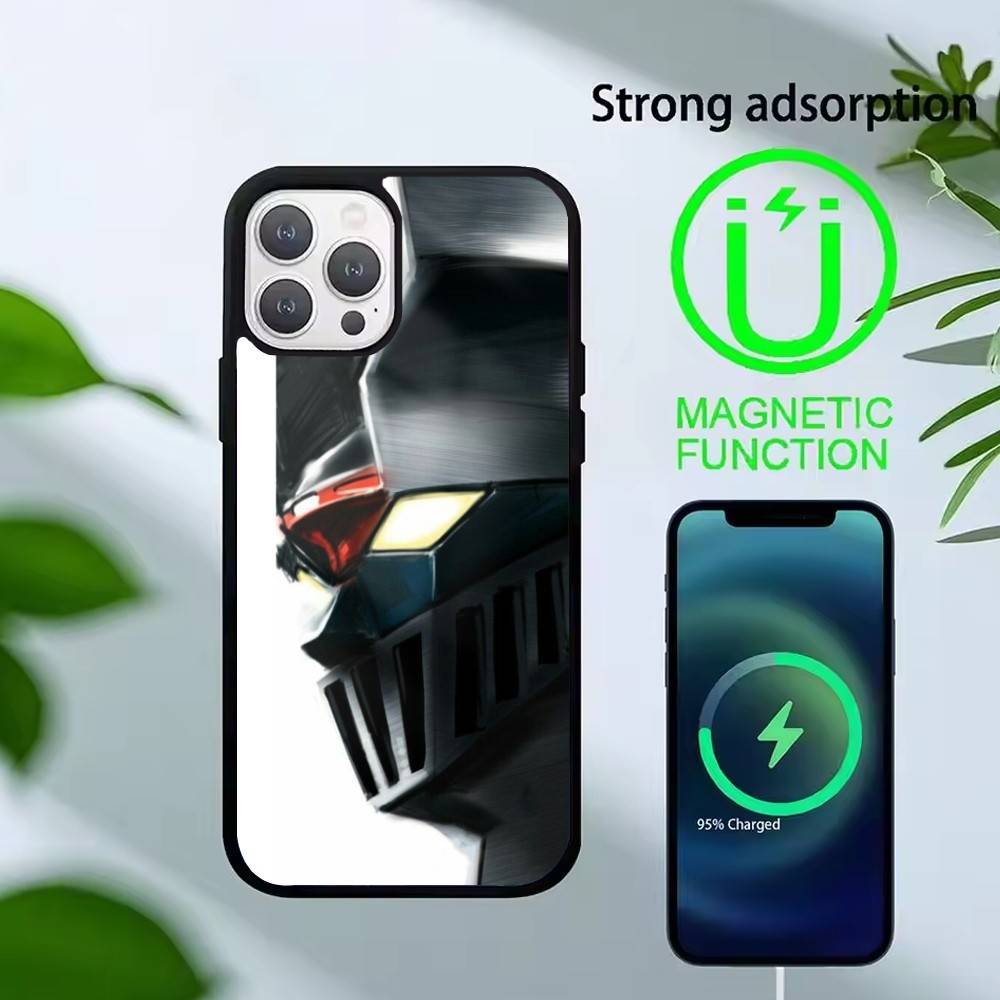 

Anime Z-Mazinger Z Phone Case For iPhone 14,16,15,13,17,12,Plus,Pro,Max Magnetic For Magsafe Frosted Cover iPhone11