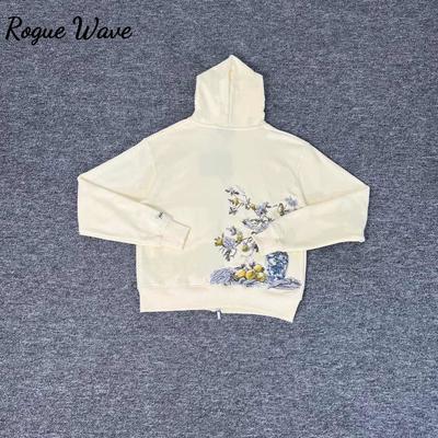 RogueWave New Designer Floral  Autumn Winter Casual Loose Sweatshirt Fashion Street Y2K Clothing