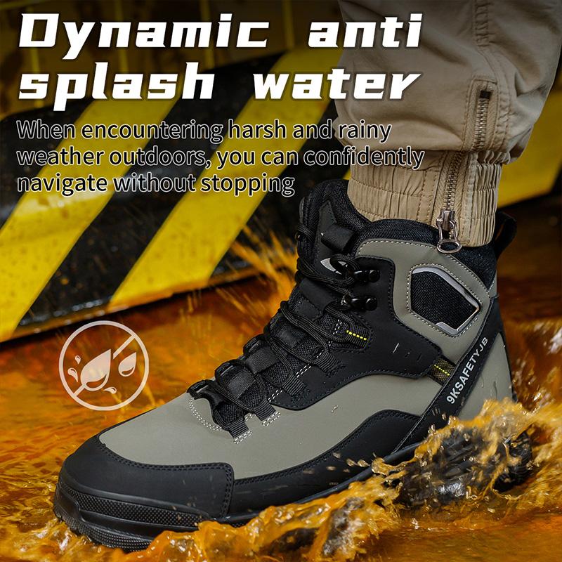 High Quality Safety Shoes Men Steel Toe Work Shoes Men Women Work Safety Boots Anti Smash Safety Indestructible Work Boots