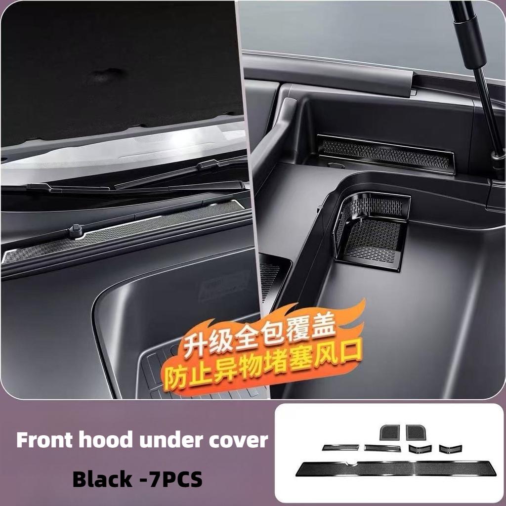 For Xpeng MONA L03 2026 2027 Door Air Outlet Protective Cover Dustproof Stainless Steel Car Interior Modified Accessories