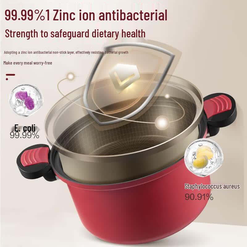 

Supor 22cm Multi-functional Non-stick Micro Pressure Stew Pot