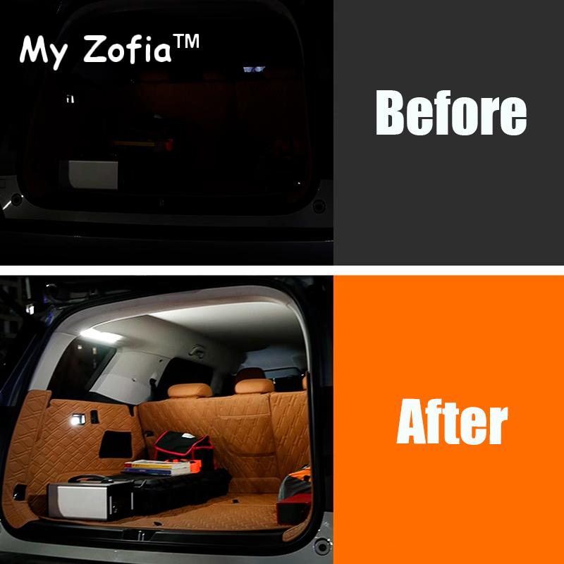 For GWM Haval H5 2023 2024 2025 Car Trunk Lighting Trunk Atmosphere Light Modified Light Bar Car Interior Accessories
