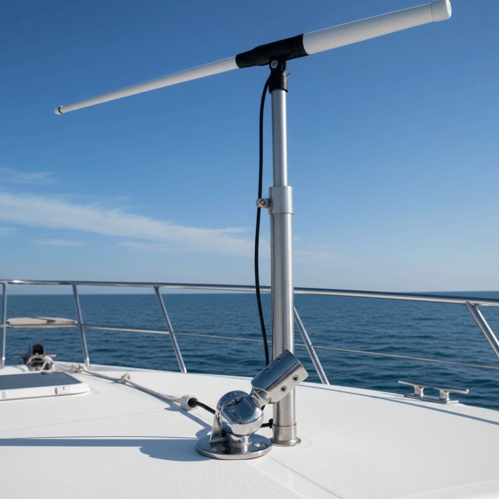 25mm Round Antenna Base 7/8 Inch Marine Mount Boat Mount Boat Hardware  Boat Accessories