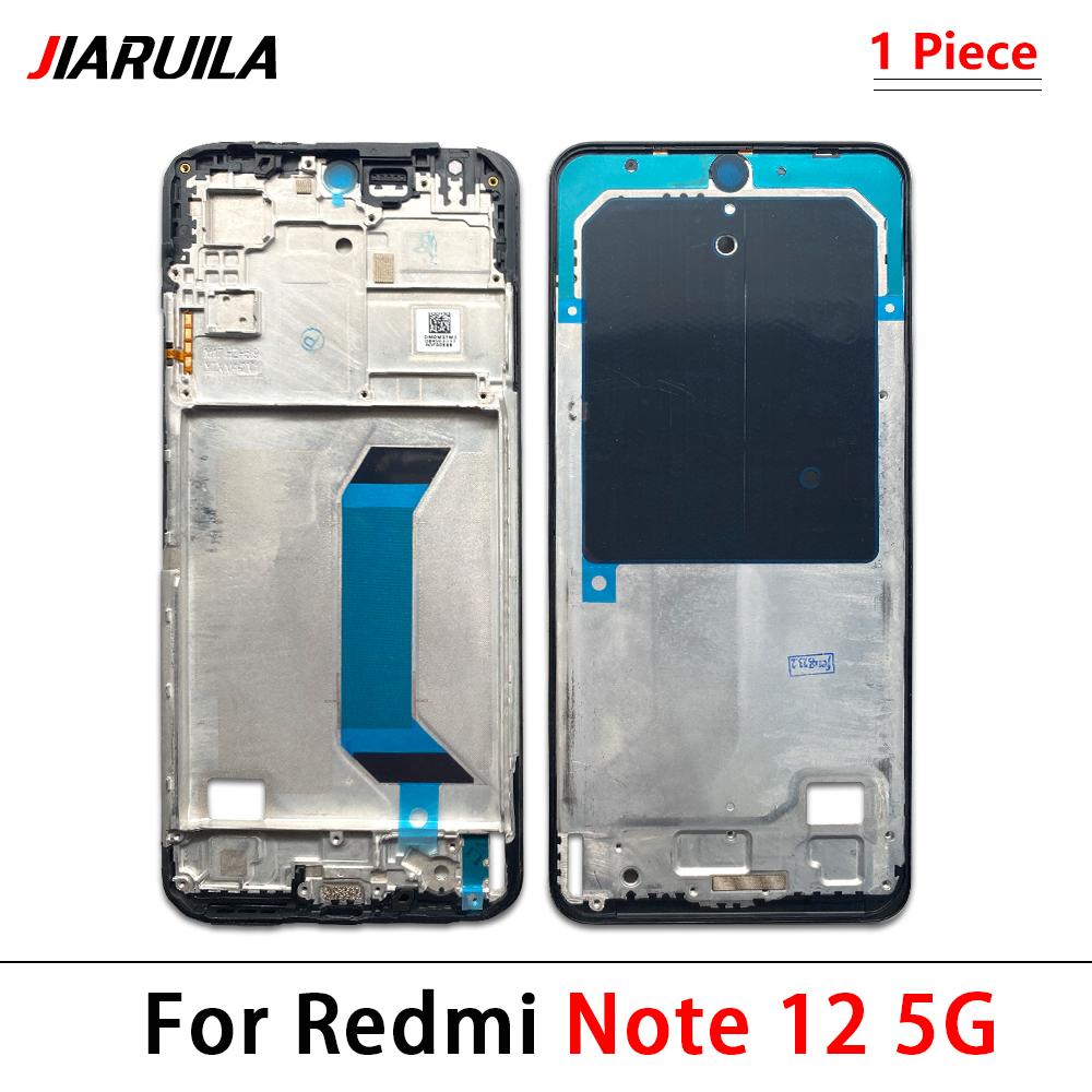 LCD Front Housing Middle Frame Screen Bezel Cover Holder For Xiaomi Redmi Note 9 10S 10 11 Pro Plus 12S 12 Pro 5G 4G