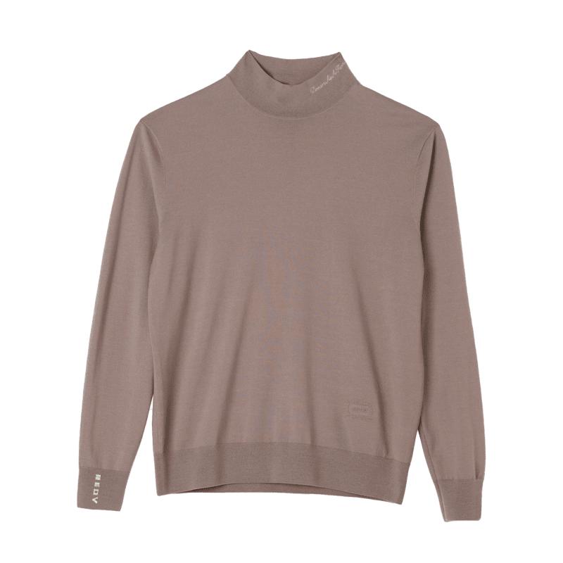 

VICUTU Men s Merino Wool Semi-High Neck Sweater L 175/92A