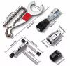9PCS Bike Repair Tool Kit Crank Chain Cutter Extractor Freewheel Puller Crank Puller Spoke Wrench Complete Bike Maintenance Kits