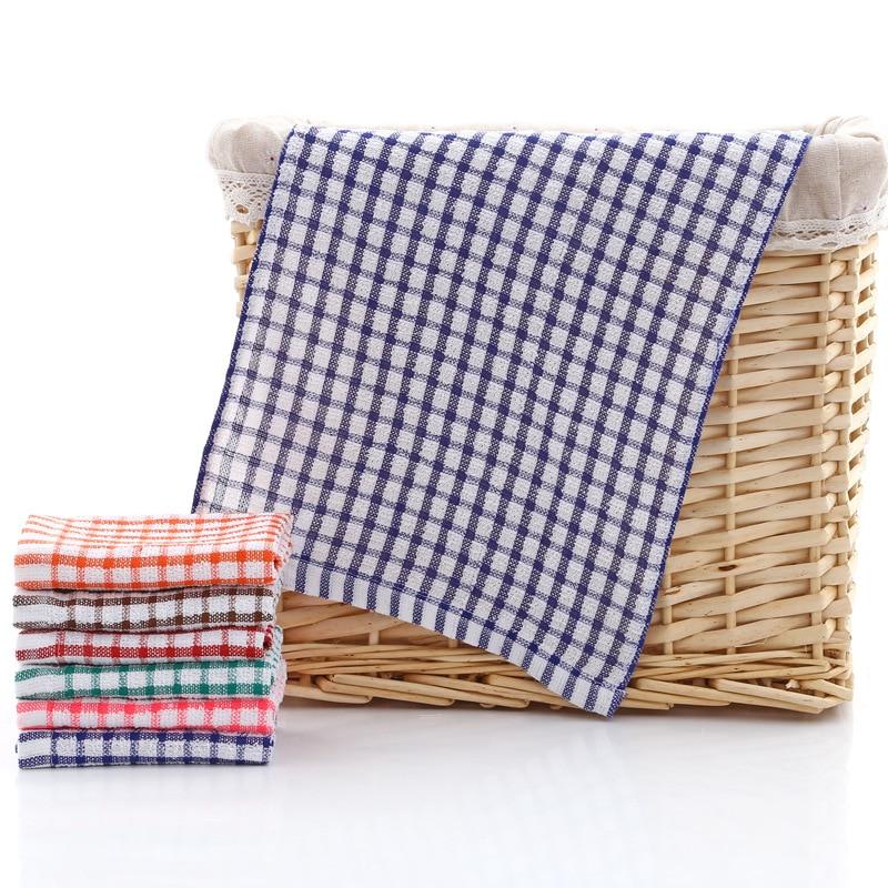 6PCS Cotton Kitchen Towels Absorbent Cleaning Dishwasher Towels Kitchen Cleaning Supplies