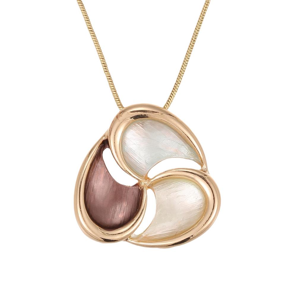 Luxury Hot-selling Enamel Color Hollow Clover Small Pendant, Simple and Exquisite Women's Versatile Clover Neck Chain