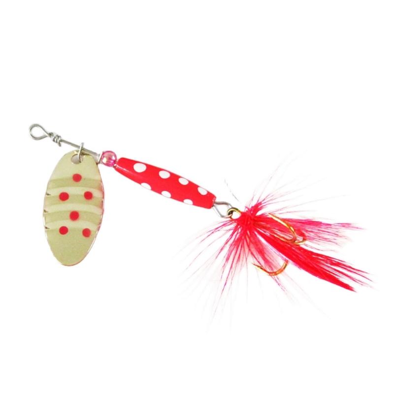 10Pcs Fishing Spinner Swimbaits Set for Saltwater and Saltwater Sequins Lures Set Spoon Steel Treble Hook Spinner Baits