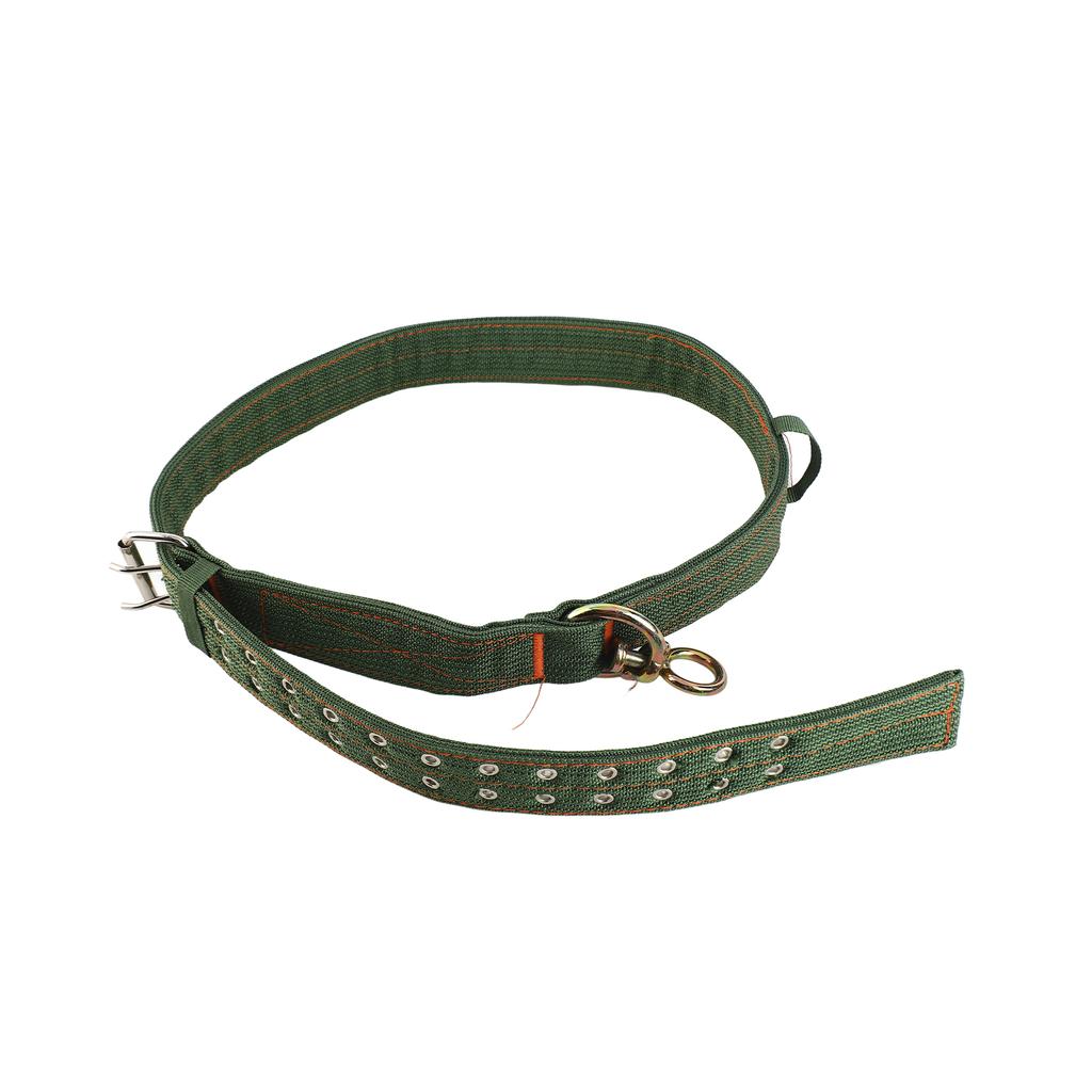 Cow Collar Adjustable 4 Layer Canvas Calf Collar with 2 Rows Metal Buckle for Horse Sheep Cattle
