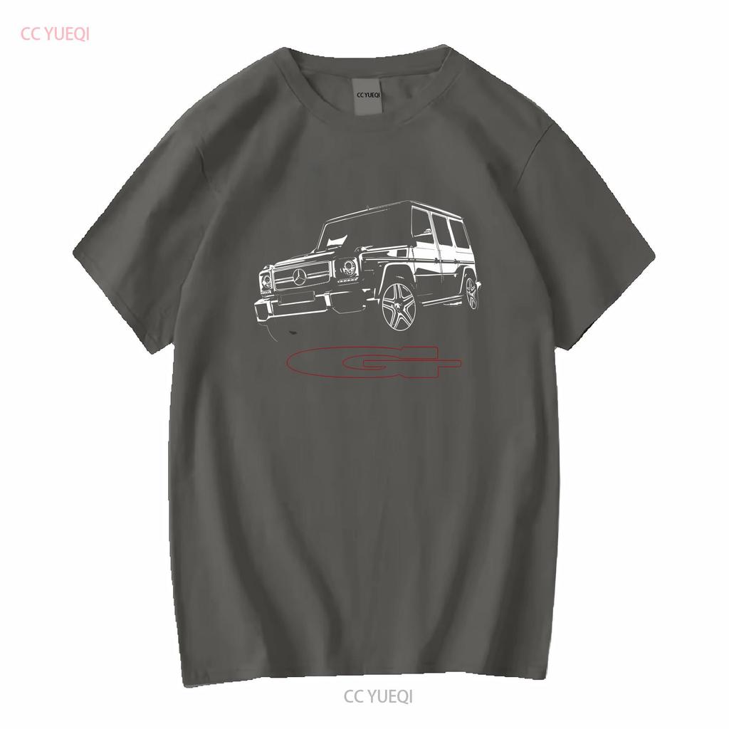 Luxury SUV T Shirt for G Class W463 fans long or short sleeves vintage Washed homme graphic Soft Slightly Top For Everyday Wear