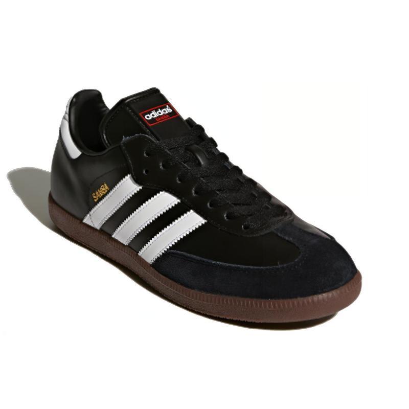 Adidas Samba Leather 'Core Black' Sneakers 019000