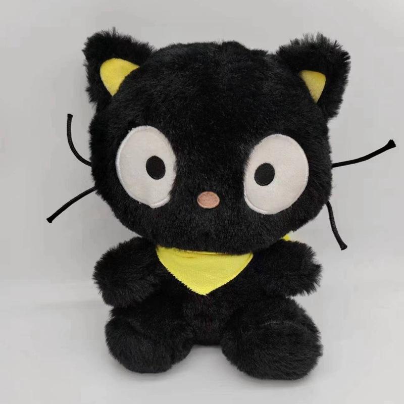 Black Cat Chococat Plush-Sanrio Chocolate Cat Plush Doll Toy