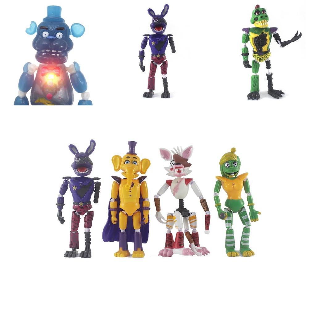 Five Nights At Freddy's Luminous Action Figure Set 6/8pcs