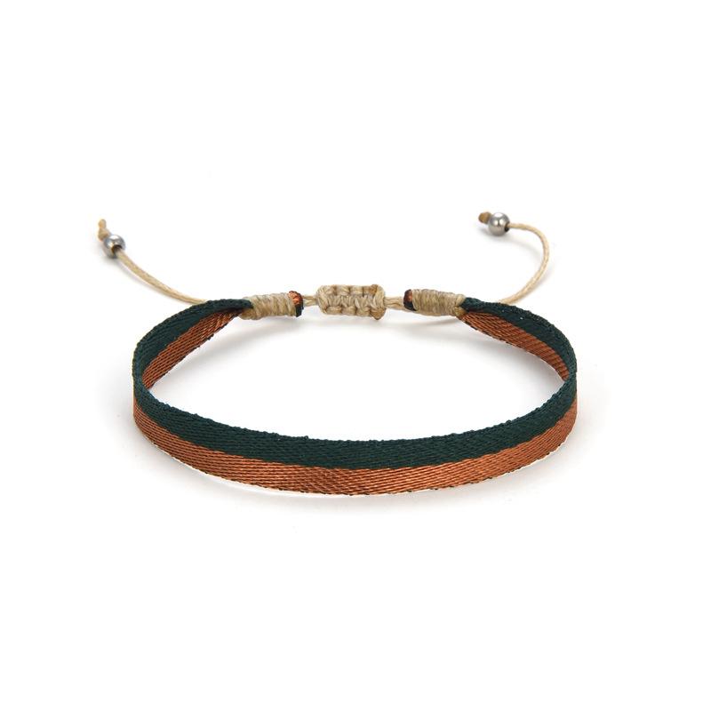 Wholesale Handwoven Bracelet Colombia Cloth Braided Wristband Bracelets for Women Men Gift Hippie Boho Friendship Jewelry