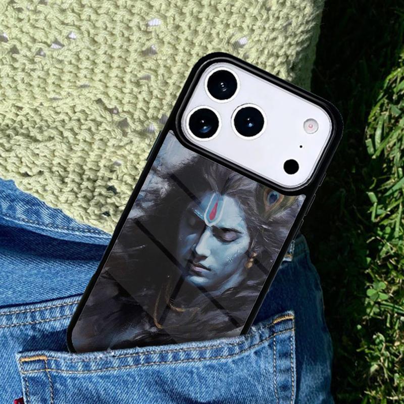 Indian God Lord Krishna phone case cover Compatible with for IPhone 17air 16e 15 14 13 12 11Pro Max 17 Air