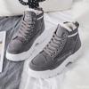 Fashion Winter Women Boots 2024 Trendy Sneakers Lace Up Shoes Women Warm Plush Snow Boots Booties Women Platform Boots Botas De Mujer