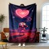 Courage the Cowardly Dog Soft and Comfortable Flannel Suitable for Sofas Living Rooms Outdoor Camping Travel and Also Makes a Great Anniversary Gif
