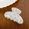 Large Acetate Hair Clip for Women - Korean Fashionable Jelly Color Hair Claw with High-End Feel