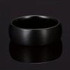 8mm Classic Black Brushed Matte Finish Stainless Steel Band Ring - Simple Stylish Men's Women's Ring
