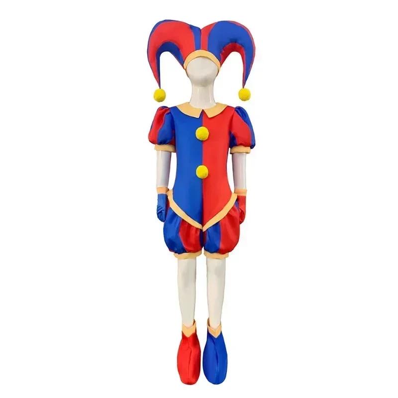 Neticamā digitālā cirka Pomni Cosplay kostīms