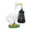 Solar Garden Statue Duck Solar Lantern Outdoor Home Decoration Cute Duck Statue With Solar Lantern For Lawn Patio Courtyard
