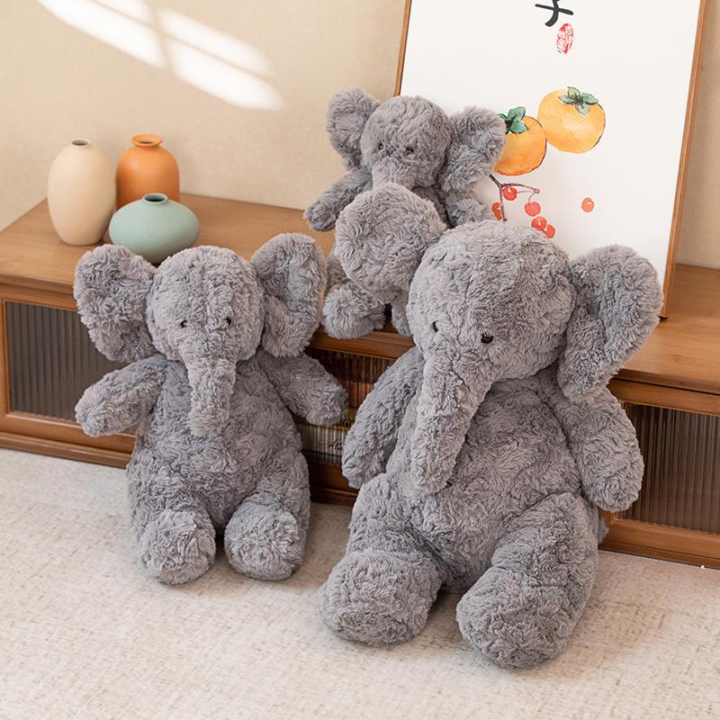 30-58 cm Cartoon Elefant Plüschtiere Niedliche Weiche Liebevolle Kuscheltiere Komfort Schlafelefant Puppen Für Geburtstag Festival Geschenk