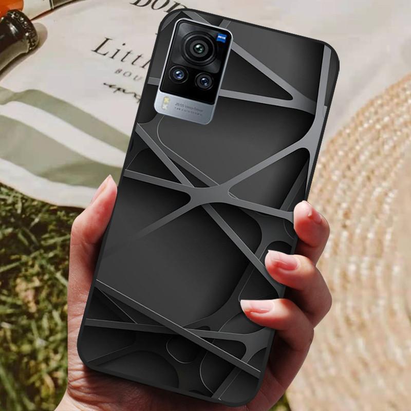 For Vivo X60 Pro Global Version Case Cat Wolf Painted Soft Silicone Phone Cases for Vivo X60 Pro Back Cover X60Pro V2046 Coque