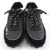 Pristine CHANEL Low cut sneakers Logo design black leather 36 G34086 Used