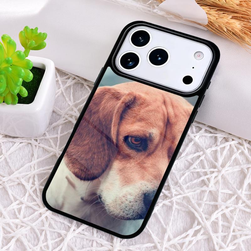 Beagle Dog Animal soft Phone Case for iPhone 17 Air 16 15 11 12 14 13 Pro Max Shockproof Cover