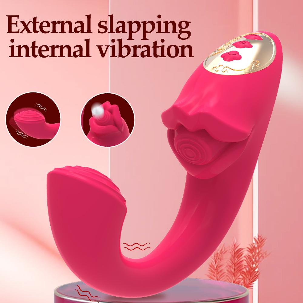Tongue Vibrator for Clitoris Women Vacuum Stimulator Oral Nipple Clit Sucker G Spot Dildo Female Adults Sex Toys
