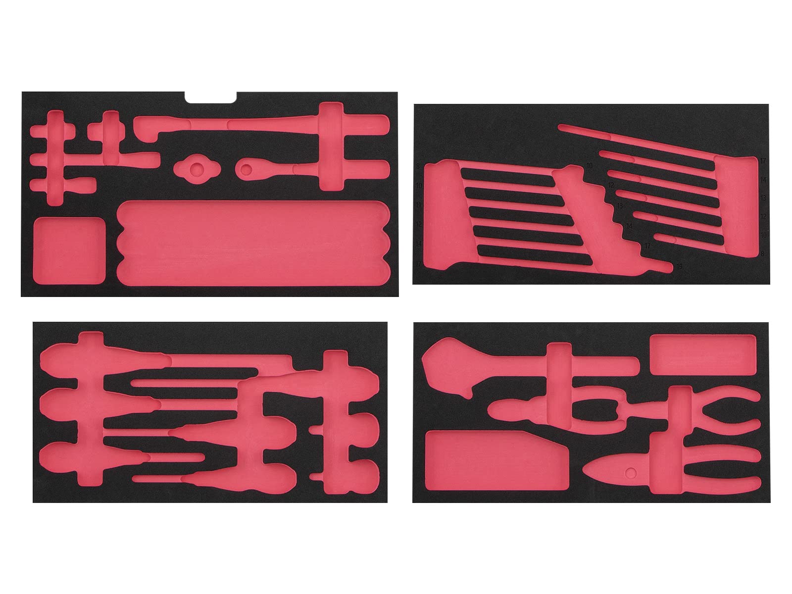 

Kyoto Machine Tools Nepros Tool Set Tray for NTX759CT2 (KTC) [60-Piece Set] NTX759C,