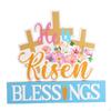 Easter Table Decorations Colorful Standing Wooden Letter Sign for Holiday