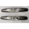 1 Pair Front Rear Fender Mudguard Silver For 700c 27'' Bicycle Cycling Road Bike
