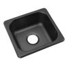 175 X 160 X 70mm RV Sink 304 Stainless Steel Black Electroplated Drop In Bar Sink for Boat Caravan RV Camper
