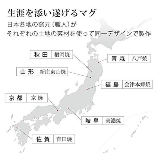 Wired Beans Lifelong Arita Ware Regular Checkered Pattern 240ml Matte or White Perfect for Retirement or as a Memento Mugs, Mugs, (Black Matte),